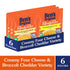 Pack, 8.5 OZ (Pack 6) BEN'S ORIGINAL Ready Rice Creamy Four Cheese and Cheddar Broccoli Variety Easy Dinner Sides