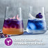 Sou Zen Butterfly Pea Flowers (80 g) Dried Tea Leaves, Organic Nootropics, Natural Raw Drink Mix with Antioxidants