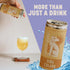 12 oz 2 GOOD WOLF Pia Colada Probiotic Refresher fl - Refreshing Sparkling Drink with lush flavors of tropical