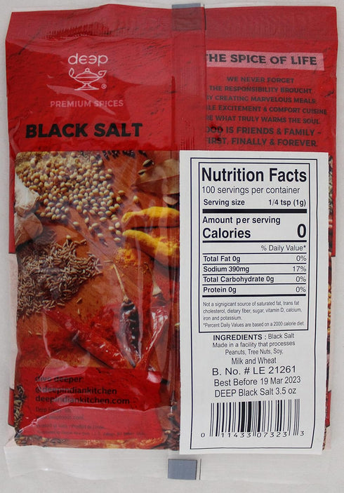 3.5 oz Black Salt