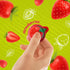 Gummy 30 Count 19 Oz Gummies Gummy Strawberry Candy - - Jar - Jelly Filled - Individually Wrapped Balls Candy - Party