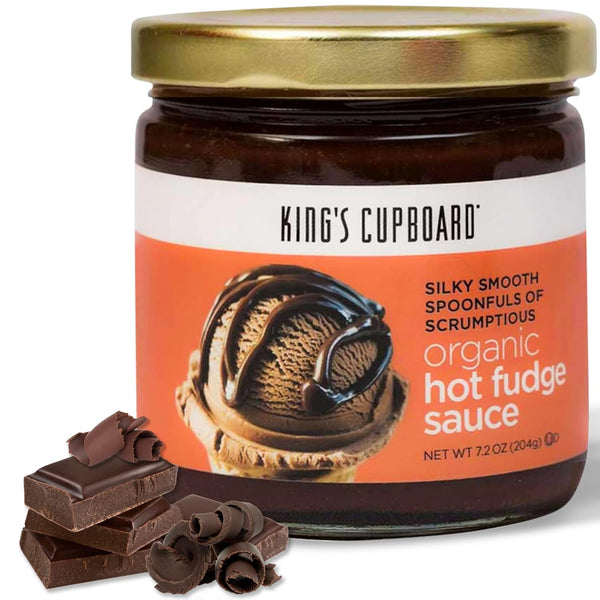 King's Cupboard Organic Hot Fudge Sauce - The Perfect Hot Chocolate Sauce