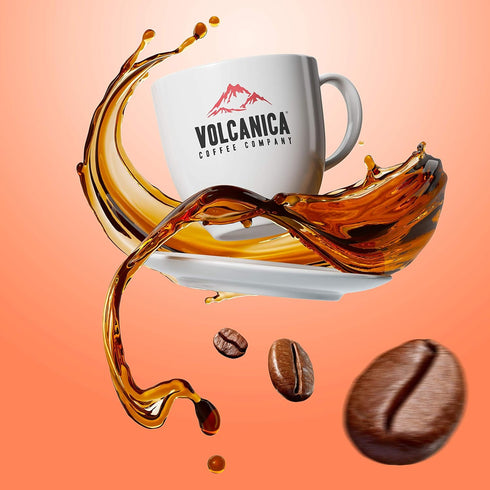 16-ounces Half Caff Coffee, Whole Bean, Swiss Water Decaf, Fresh Roasted, Kosher