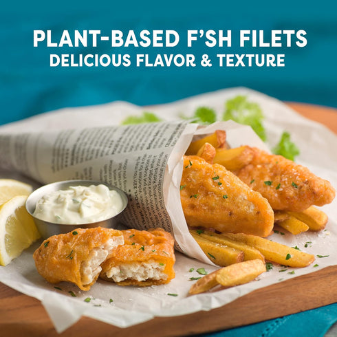 Frozen, 10.1 oz. Gardein Golden Plant-Based Fishless Filets, Vegan