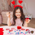 2 Lbs 100 Valentine's Day Milk Chocolate Hearts, Bulk, Individually Wrapped Pink and Silver Hearts, Extra Creamy Heart