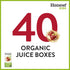 Honest Kids 6.75 oz Pack 40 Organic Juice Drink, Appley Ever After, fl Juice Box