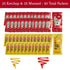 25 (9g) 25 (7g) Packets 50 Packs 25 packets Ketchup & Mustard - Total Condement (approximately each)