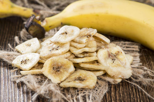 12 Food to Live Banana Chips, Ounces Sweetened, Unsulfured, Kosher, Vegan, Bulk, Crisp & Tasty Snack