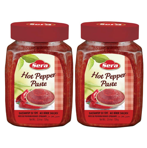 Sera Hot Pepper Paste 25.4 Oz Jar (2 PACK) | No Sugar