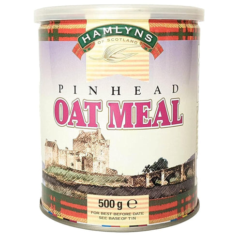 Hamlyns Scottish Steelcut Pinhead Oats, 17 Ounce Tin (Pack of 1)