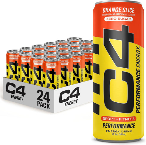 C4 Original Sugar Free Energy Drink | Orange Slice | Pre Workout