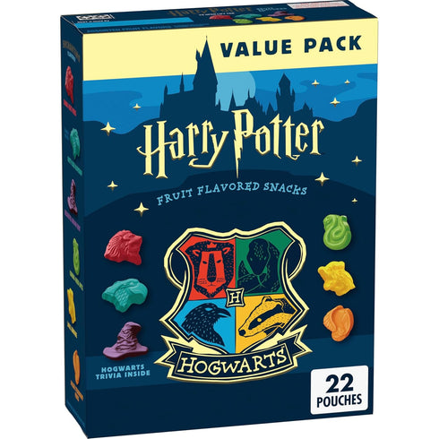 Harry Potter Fruit Flavored Snacks, Fat Free and Gluten Free Snacks, 17.6