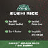 32-Ounce RiceSelect Sushi Rice for Sushi and Japanese Food, Premium Gluten-Free Short-Grain Rice, Non-GMO, Jar