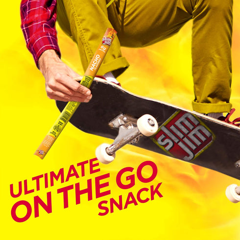 6g 0.97 oz. (24 Count) Slim Jim Giant Smoked Meat Sticks, Nacho Flavor, Protein Per Stick