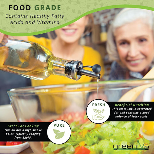 100% (32 GreenIVe Avocado Oil Naturally Grown Pure Natural without Additives, Clean, Cold Pressed, Non-GMO, Vegan: