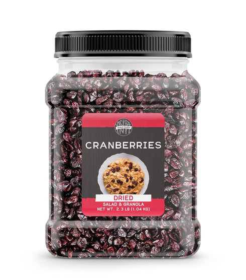 Birch & Meadow Dried Cranberries, 2.3 lb, Sweetened, Salad & Granola