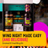 Hey Grill Hey | Chicken Wing Seasoning & Sauce Kit | All-in-one Crispy Batter, BBQ Rub, and Sweet Heat BBQ Sauce | Wing