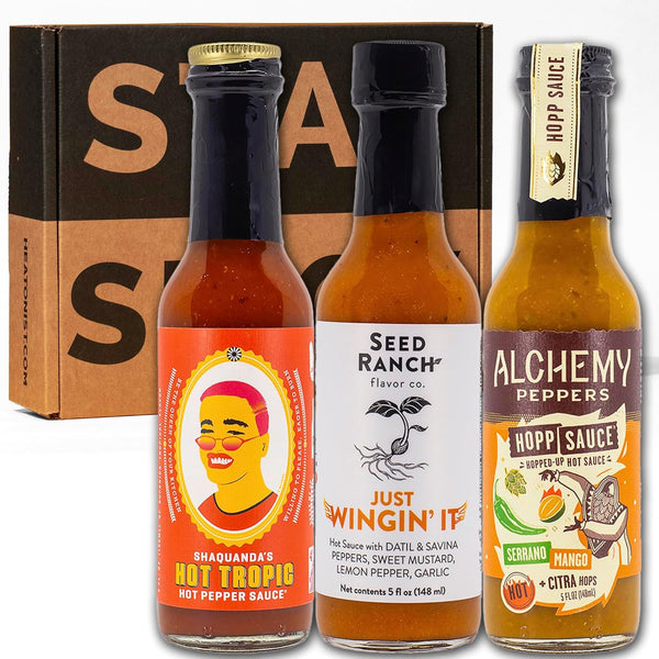 Hot Ones Hot Sauce Challenge Set - Season 27 Warmup - Hot