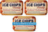 ICE CHIPS Xylitol Candy Tins 5.28 oz (Salted Caramel, 3 Pack) - Includes BAND