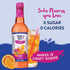 25.4 Oz Jordan's Skinny Mixes Sugar Free Syrup, Orange Soda Flavor, Fruit Flavored Water Enhancer, Drink Mix for Iced