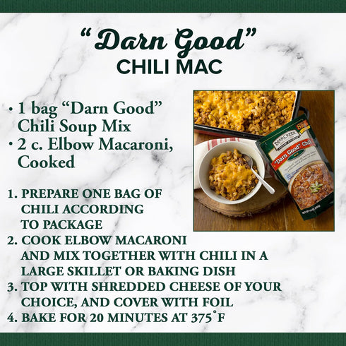 8.8 Bear Creek Soup Mix, Darn Good Chili, Ounce
