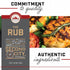10oz 2-pack, The Rub Seasoning for Steaks, Burgers, Fish, Chicken, and Veggies A Seasoning Blend of Zesty Garlic