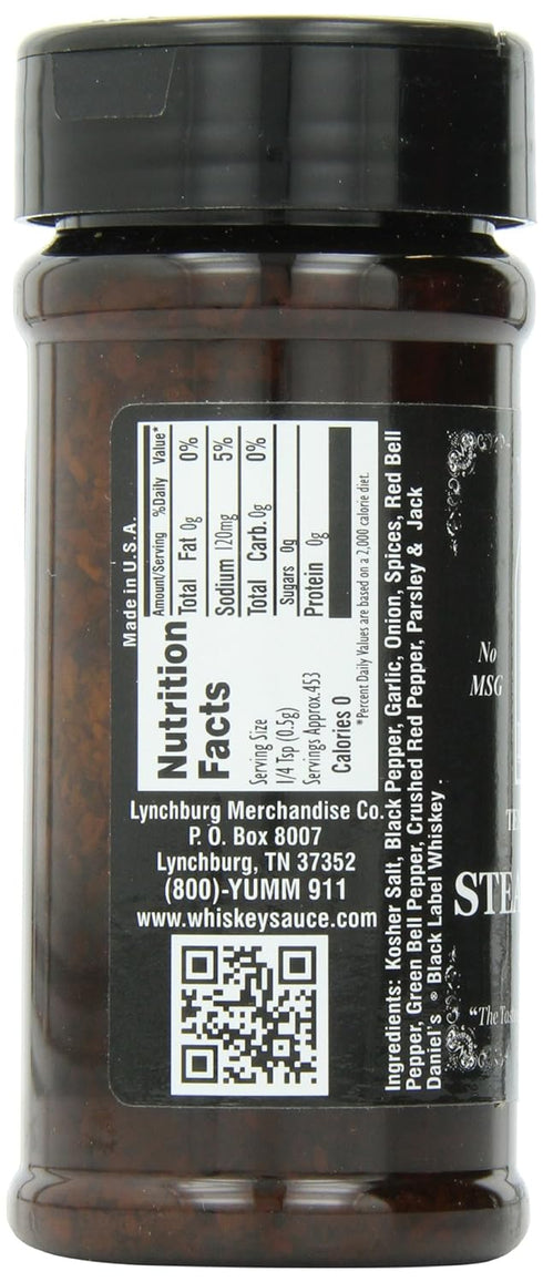 Historic Lynchburg Tennessee Whiskey Steak & Burger Seasoning