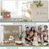 3 Sets Set Maxcheck Baby Shower Bridal Game Prizes for Winners Round Cheese Board Wood Mini Charcuterie Board