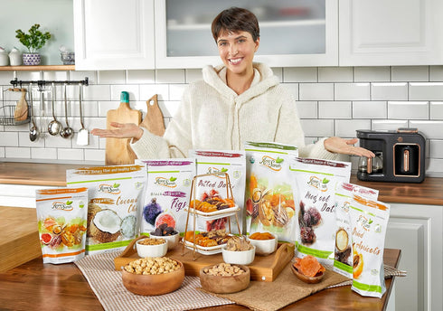 5 5 Lbs Anna and Sarah Organic Medjool Dates, Pound Bag, No Sugar Added Natural Dried Dates in Resealable Bag