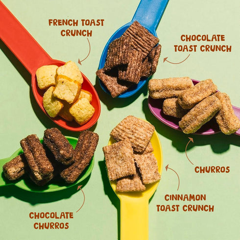 Bag,32 oz,(Pack 6) Cinnamon Toast Crunch Breakfast Cereal,Crispy Cinnamon Cereal,Value