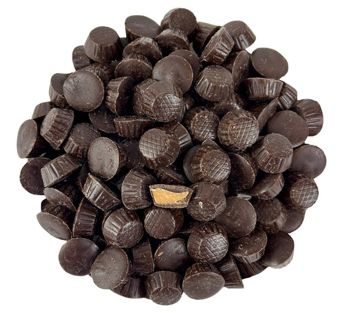 Cozy Confections Mini Dark Chocolate Peanut Butter Cups, 1 Pound