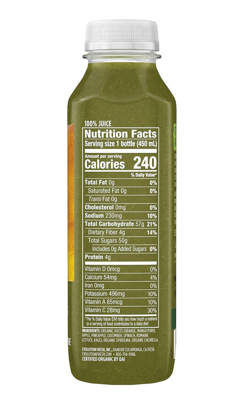 Evolution Fresh 15.2 oz , Super Green Juice