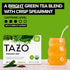 144 (36ct Pack 4) TAZO Organic Zen Green Tea, Green Tea Zen for Health and Wellness, Total Tea Bags