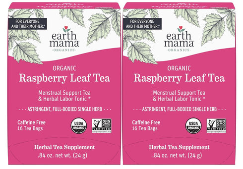 Earth Mama Organic Red Raspberry Leaf Tea | Labor Prep & Menstrual Support Herbal