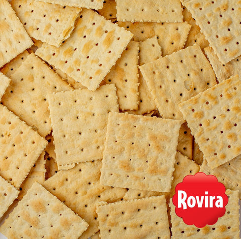 21 oz. (Pack 2) Rovira Export Soda Crackers, Bucket - A Perfect Snack - Great with Tuna Fish Dip or the Conchita Guava