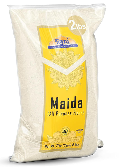 32oz (2lbs) 908g Rani Maida Flour (Indian All Purpose Flour) ~ All Natural | Vegan | Gluten Friendly | NON-GMO | Kosher