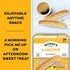 110 21.5 oz Nonni's Limone Lemon-Iced Biscotti Cookies Individually Wrapped Italian Tea-Time Snack, Crunchy