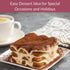 (5 Pack) DeLallo Tiramisu Kit, No-Bake Italian Dessert Mix, Tiramisu Cake Mix with Savoiardi Lady Fingers
