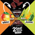 (4 Pack) 3.25 oz 9g 100% Jack Link's DUOs Jalapeno and Mango Beef Jerky - Bags - Ready to Eat Protein Snacks - Protein