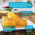 100% 4-Pack 7 oz 28oz) Papa Palermo Honeycomb Edible, All-Natural, Gourmet Raw Honeycomb, No Additives, No