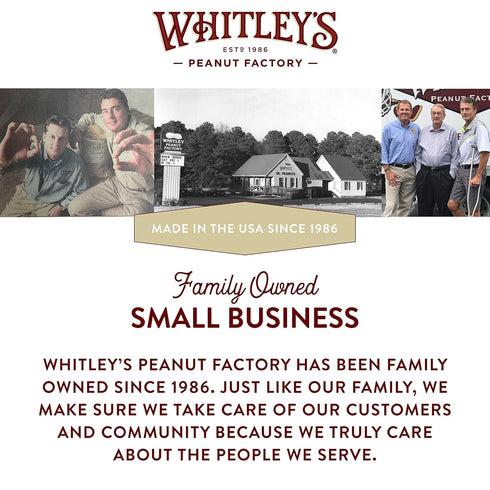 (20 Whitleys Salted Virginia Peanuts Super Extra Large 'Home Cooked' Virginia Peanuts Ounce Tin)