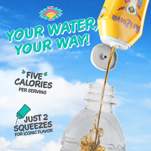 1.62 oz (Pack 12) AriZona Mucho Mango Fruit Juice Cocktail - On-the-Go Water Enhancer, fl Bottle