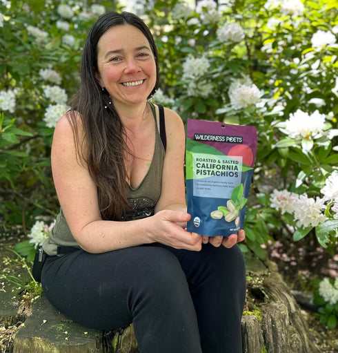 (8 Wilderness Poets, Organic California Pistachios - Roasted with Sea Salt, In Shell Ounce)