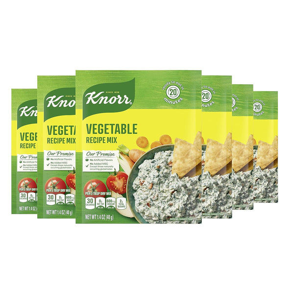 Knorr Soup Mix and Recipe Mix for Soups, Sauces, and Simple Meals, Vegetable, 1.4 oz, Pack of 12