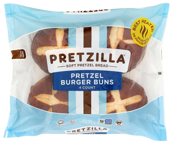 Pretzilla, Buns Hamburger Pretzel, 12.8 Ounce
