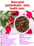 GHOTARAM Healthy-150gm Sun-Cooked Damask Roses Gulkand, Rose Petal Jam, Natural Gulkand, with Kesar,Elaichi&Rock Sugar