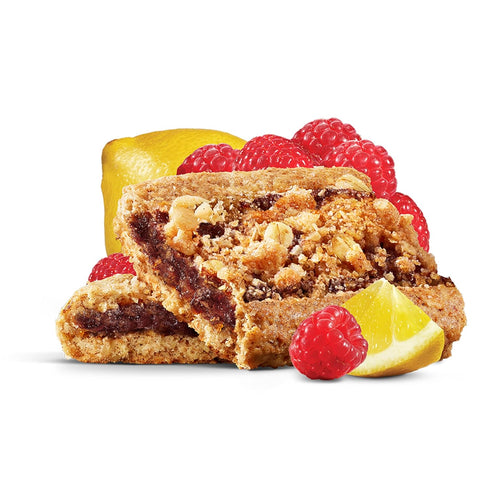 6 6 packs (36 packs) Nature's Bakery Oatmeal Crumble Bars, Raspberry Lemon, Real Fruit, Vegan, Non-GMO, Breakfast Bar