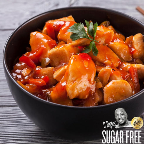 G Hughes Sugar Free, Sweet & Sour Sauce - Gluten Free Dipping Sauce, Great Tasting Healthy Sauce, Keto Friendly Sauce, 2 Carbs Per Serving - 17 Oz (1-Pack)