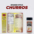 3 Tres Estrellas Churros Mix with Spice Supreme Cinnamon Sugar, Pc. Bundle, Authentic Mexican Batter Powder for Crunchy