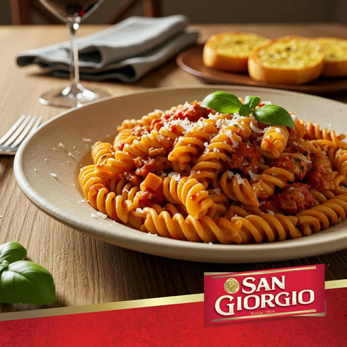 12-Pack (16 oz San Giorgio Rotelle Pasta, Each) Classic Wheel-Shaped Pasta for Fun & Flavorful Dishes